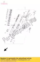 Tutaj możesz zamówić podk? Adka, nasadka od Yamaha , z numerem części 4TDF31120000: