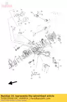 5VS825666100, Yamaha, interruptor, soporte lateral yamaha fjr fz mt xt 600 660 1000 1300 2003 2004 2005 2006 2007 2008 2009 2010 2011 2012 2015, Nuevo