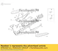 AP8268721, Piaggio Group, Onderpaneel     , Nieuw