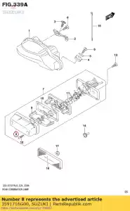 suzuki 3591716G00 hoes - Onderkant