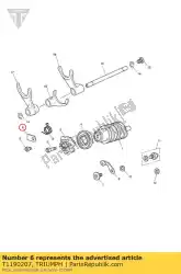 Qui puoi ordinare piatto del custode da Triumph , con numero parte T1190207: