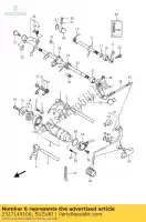 2327149100, Suzuki, braccio, rilascio frizione suzuki gz lt f lt z 250 1999 2000 2002 2003 2004 2005 2006 2007 2008 2009 2010 2011 2012 2014, Nuovo