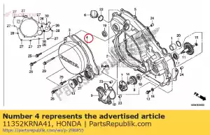 honda 11352KRNA41 pakking, koppelingsdeksel - Onderkant