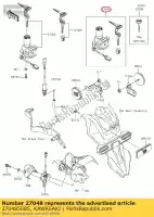 270485085, Kawasaki, changer d'assy kawasaki d tracker 150 klx150bf , Nouveau