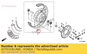 Honda 42701GELA80 llanta, rueda - Lado inferior