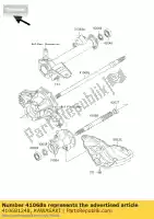 410681248, Kawasaki, O?, prawy klf300-b1 kawasaki klf 300 2000 2001 2002 2003 2004 2005 2006, Nowy