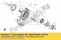 42605MAH405, Honda, set di raggi, r. rr. esterno honda vt 1100 1995 1996 1997 1998 1999, Nuovo