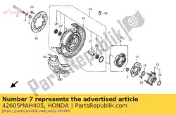 Aqui você pode pedir o falou conjunto, r. Rr. Exterior em Honda , com o número da peça 42605MAH405: