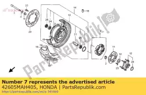 honda 42605MAH405 falou conjunto, r. rr. exterior - Lado inferior