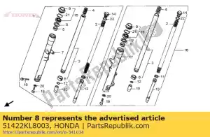 honda 51422KL8003 entretoise - La partie au fond