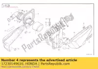 17230149610, Honda, case comp., lucht / c honda cb  j 50 , Nieuw