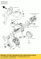 211190048, Kawasaki, encendedor kx85a6f kawasaki kx 85 2006 2007 2008 2009 2010 2011 2012 2013, Nuevo