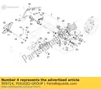 599724, Piaggio Group, gaiola de rolos 30-37 aprilia gilera  gp srv zapm55103, zd4m55104, zapm55104 800 850 2007 2009 2012 2016 2017 2018 2019, Novo