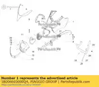 1B006603000Q4, Piaggio Group, tarcza przednia piaggio zapta1202, zapta1204 500 2020, Nowy