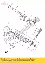 Aquí puede pedir barra, guía de la horquilla de cambio de Yamaha , con el número de pieza 214185310000: