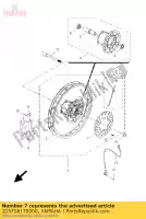 1D5F581T0000, Yamaha, remschijf voor yamaha dt rsm 2c31 holland 1c2c2-300e4 xt 50 125 2004 2005 2006, New