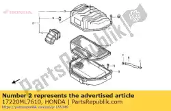 Qui puoi ordinare copertura, comp., aria / c da Honda , con numero parte 17220ML7610: