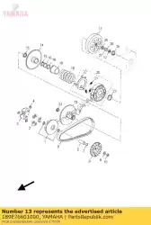 Qui puoi ordinare puleggia fissa secondaria comp. Da Yamaha , con numero parte 1B9E76601000: