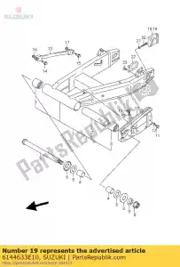 Suzuki 6144633E10 regelaar, ketting - Onderkant