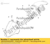 1B00099600087, Piaggio Group, parafango anteriore     , Nuovo