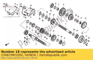 Honda 23481MR1000 ingranaggio, c-4 - Il fondo