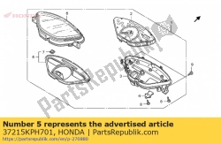 Honda 37215KPH701, Plate reflecting, OEM: Honda 37215KPH701