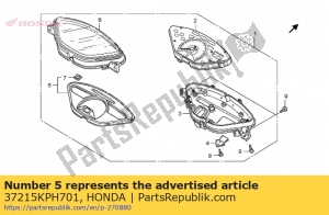 Honda 37215KPH701 plate reflecting - Bottom side