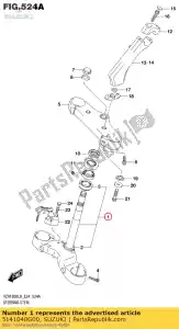 suzuki 5141048G00 bracket,under - Bottom side