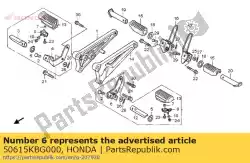Aquí puede pedir soporte, l. Paso de Honda , con el número de pieza 50615KBG000: