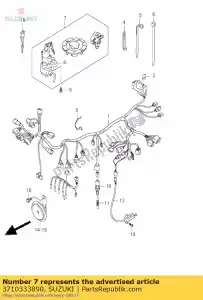 suzuki 3710333890 ensemble de serrure - La partie au fond