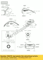 560750109, Kawasaki, modèle, réservoir de carburant kawasaki vulcan 1700 voyager abs , Nouveau