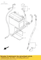 3386046E00, Suzuki, cable, batería - suzuki gsf gsx r rf 600 750 900 1100 1200 1992 1993 1994 1995 1996 1997 1998 1999 2000, Nuevo