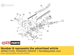 Aprilia AP0627105, Arandela de resorte, OEM: Aprilia AP0627105