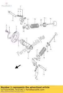 suzuki 1271014G00 wa?, krzywka - Dół