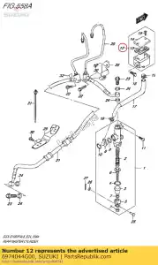 Suzuki 6974044G00 front brake pump - Bottom side