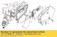 17217MBN670, Honda, support, tube de raccordement honda xr 650 2000 2001 2002 2003 2004 2005 2006 2007, Nouveau