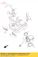 1SL246100100, Yamaha, pet assy yamaha  wr yz 250 450 2014 2015 2016 2017 2018 2019, Nieuw