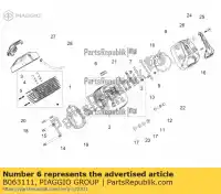 B063111, Piaggio Group, tappo di smorzamento moto-guzzi nevada classic v zgulw100, zgulwuc0  zgulw200;zgulwuc1; zgulw300;zgulwuc2;zgulw3004; zgulw600, zgulw601 zgulwub0 zgulwub1 zgulwub2 zgulwue0 750 2012 2014 2015 2016, Nuovo