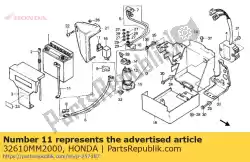 Here you can order the cable assy.,earth from Honda, with part number 32610MM2000: