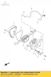 Here you can order the case, air cleaner 1 from Yamaha, with part number 26P144110000: