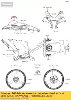 560542096, Kawasaki, 01 marque,capot latéral.,zx-10r kawasaki zx1000 ninja zx10r abs krt sl1 my18 1000 , Nouveau