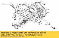 15532KK0770, Honda, perno, brida, 8x28 honda nx xr 250 1985 1986 1987 1988 1989 1990 1991 1993 1994 1995 1996 1997, Nuevo