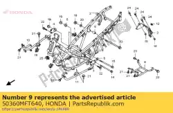 Aqui você pode pedir o nenhuma descrição disponível no momento em Honda , com o número da peça 50360MFT640: