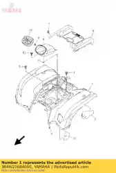 Aquí puede pedir guardabarros trasero comp. 2 de Yamaha , con el número de pieza 3B4W216B4000: