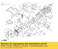 AP8115238, Piaggio Group, seria kalkomanii aprilia  125 1988, Nowy