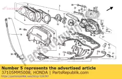 geen beschrijving beschikbaar op dit moment van Honda, met onderdeel nummer 37105MM5008, bestel je hier online: