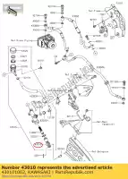 430101062, Kawasaki, bielle-frein-kl500-a1 kawasaki  er-6f er-6n kle klr klz kr tengai vn vulcan z zx zxr 250 400 500 600 636 650 750 900 1000 1700 1987 1988 1989 1990 1991 1992 1993 1994 1995 1996 1997 1998 1999 2000 2001 2002 2003 2004 2005 2006 2007 2008 2009 2010 2011 2012 2013 2014 2015 2016 , Nouveau