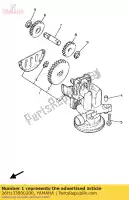 26H133000200, Yamaha, burro da bomba de óleo yamaha xvz xvztf 1300 1988 1989 1990 1991 1996 1997 1998 1999 2000 2001, Novo