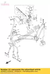 Here you can order the bracket, reflector 1 from Yamaha, with part number 2DR851320000: