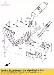 Here you can order the cable, pulley 1 from Yamaha, with part number 4FM1133E0000: